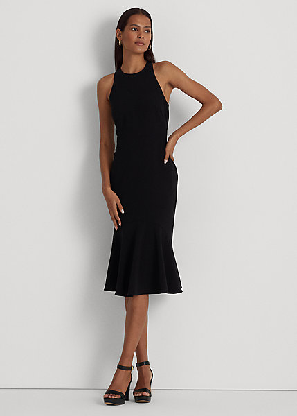 Double-Faced Crepe Sleeveless Dress