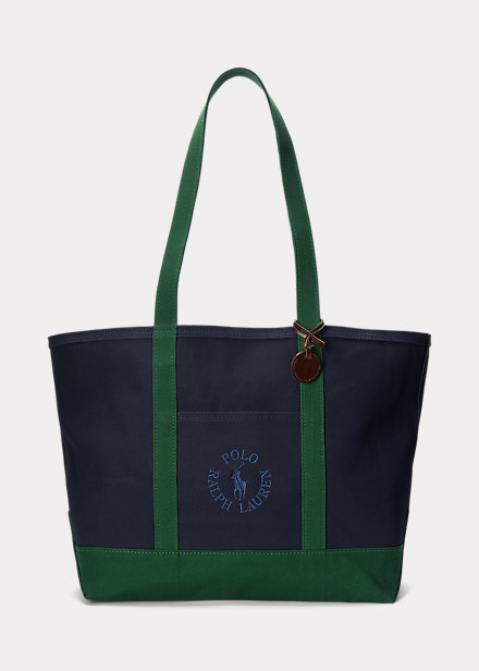 Logo-Embroidered Canvas Tote