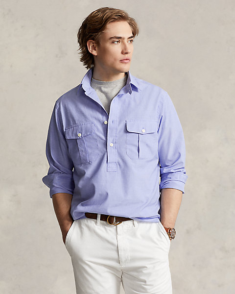 Classic Fit Dobby Popover Workshirt