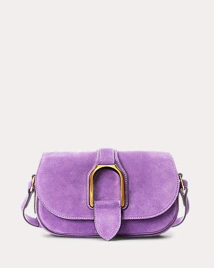 Calf-Suede Welington Shoulder Bag