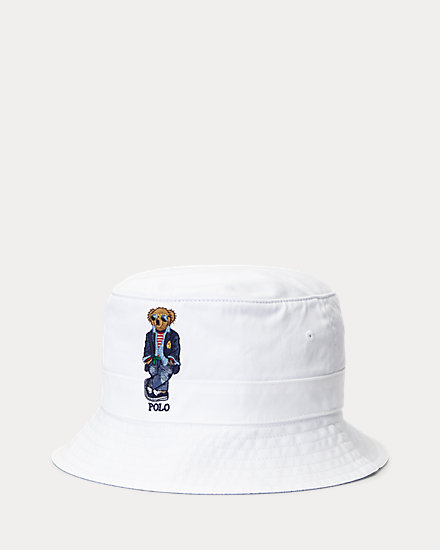 Polo Bear Twill Bucket Hat