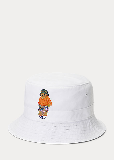 Polo Bear Twill Bucket Hat