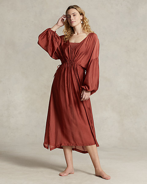 Blouson-Sleeve Cover-Up