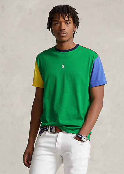 Classic Fit Color-Blocked Jersey T-Shirt