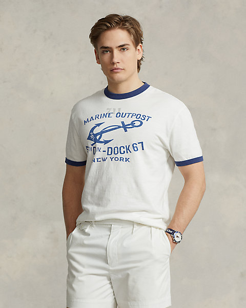 Classic Fit Jersey Graphic T-Shirt