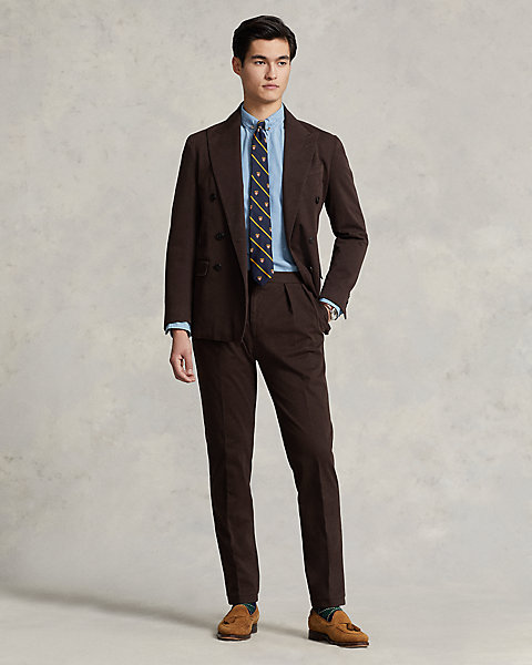 Garment-Dyed Stretch Chino Trouser