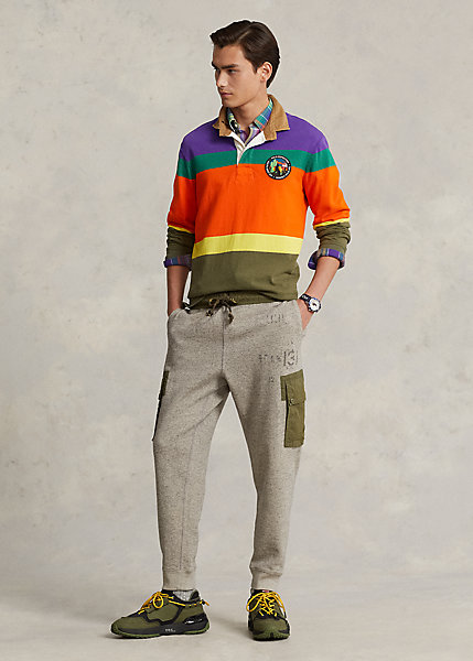 Fleece Graphic Cargo Pant