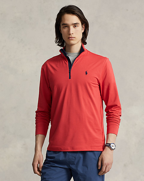 Performance Jersey Quarter-Zip Pullover