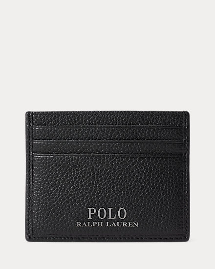 Pebbled Leather Card Case