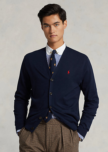 Cotton V-Neck Cardigan