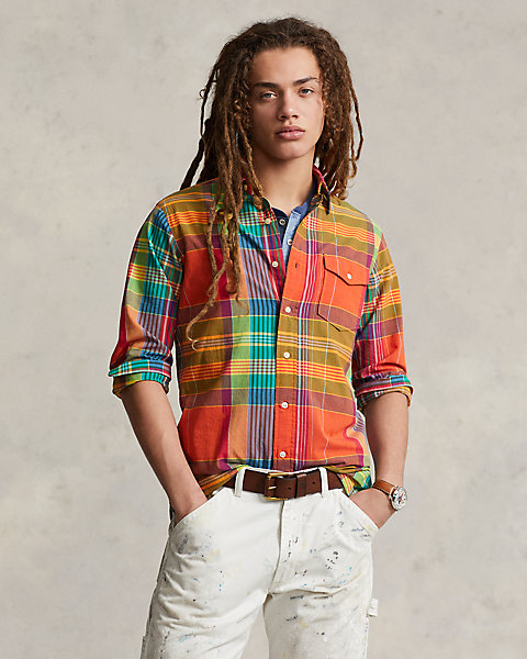 Classic Fit Madras Shirt