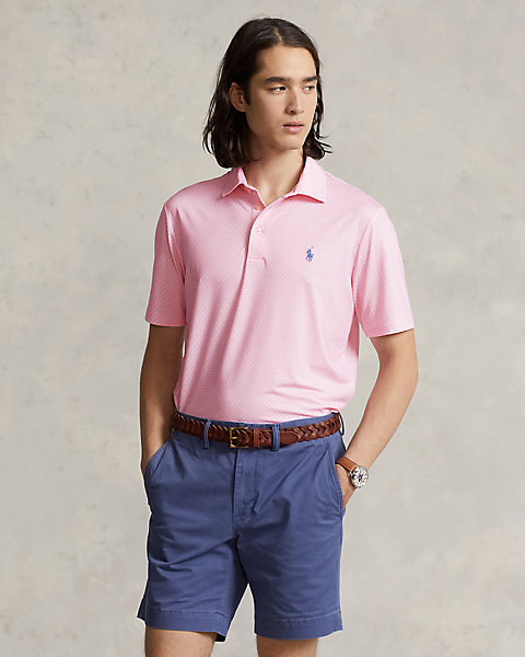 Classic Fit Dot Performance Polo Shirt