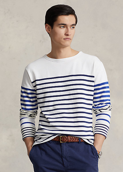 Classic Fit Striped Jersey T-Shirt
