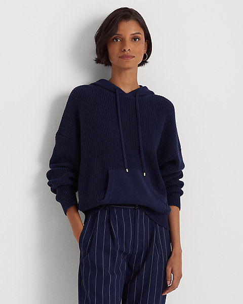 Combed Cotton Hoodie Sweater