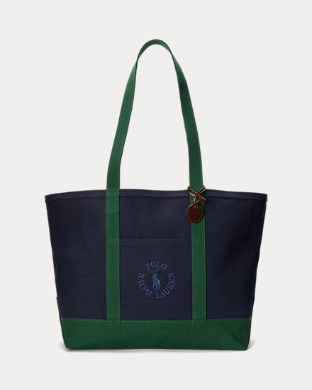 Logo-Embroidered Canvas Tote