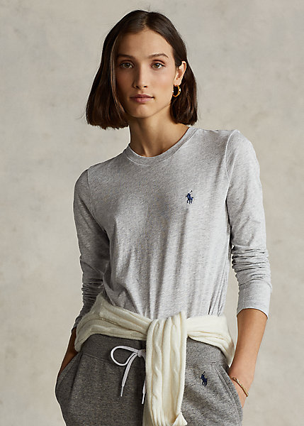 Cotton Jersey Long-Sleeve Tee