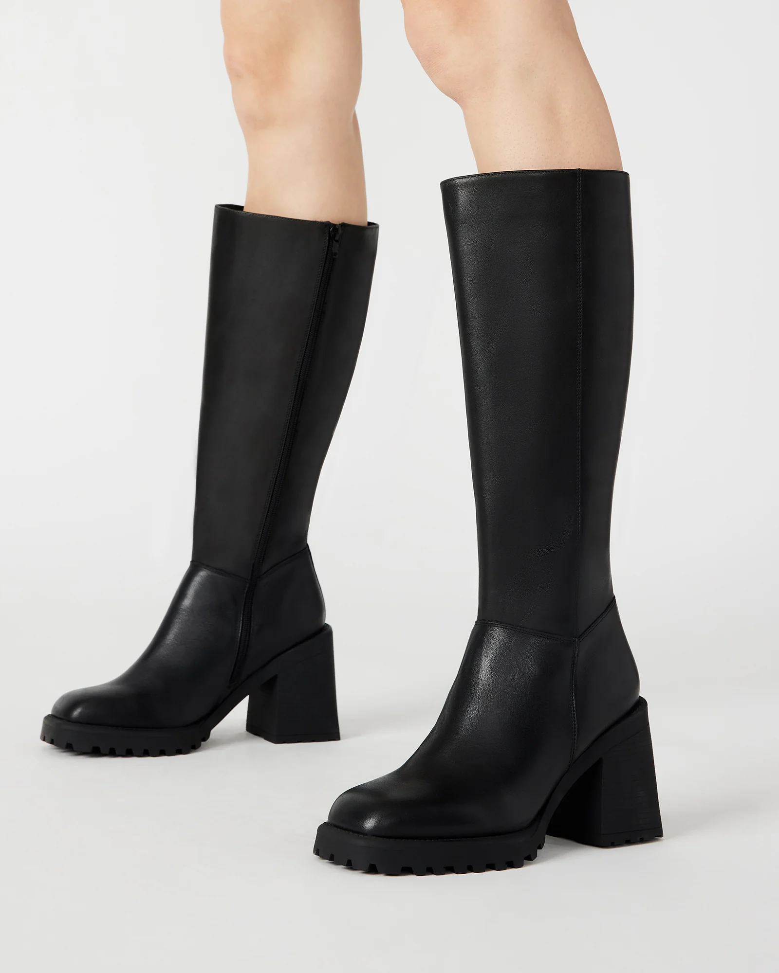 VIOLET BLACK LEATHER