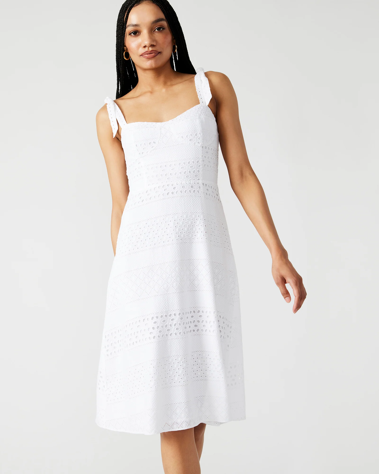 CARLYNN DRESS WHITE