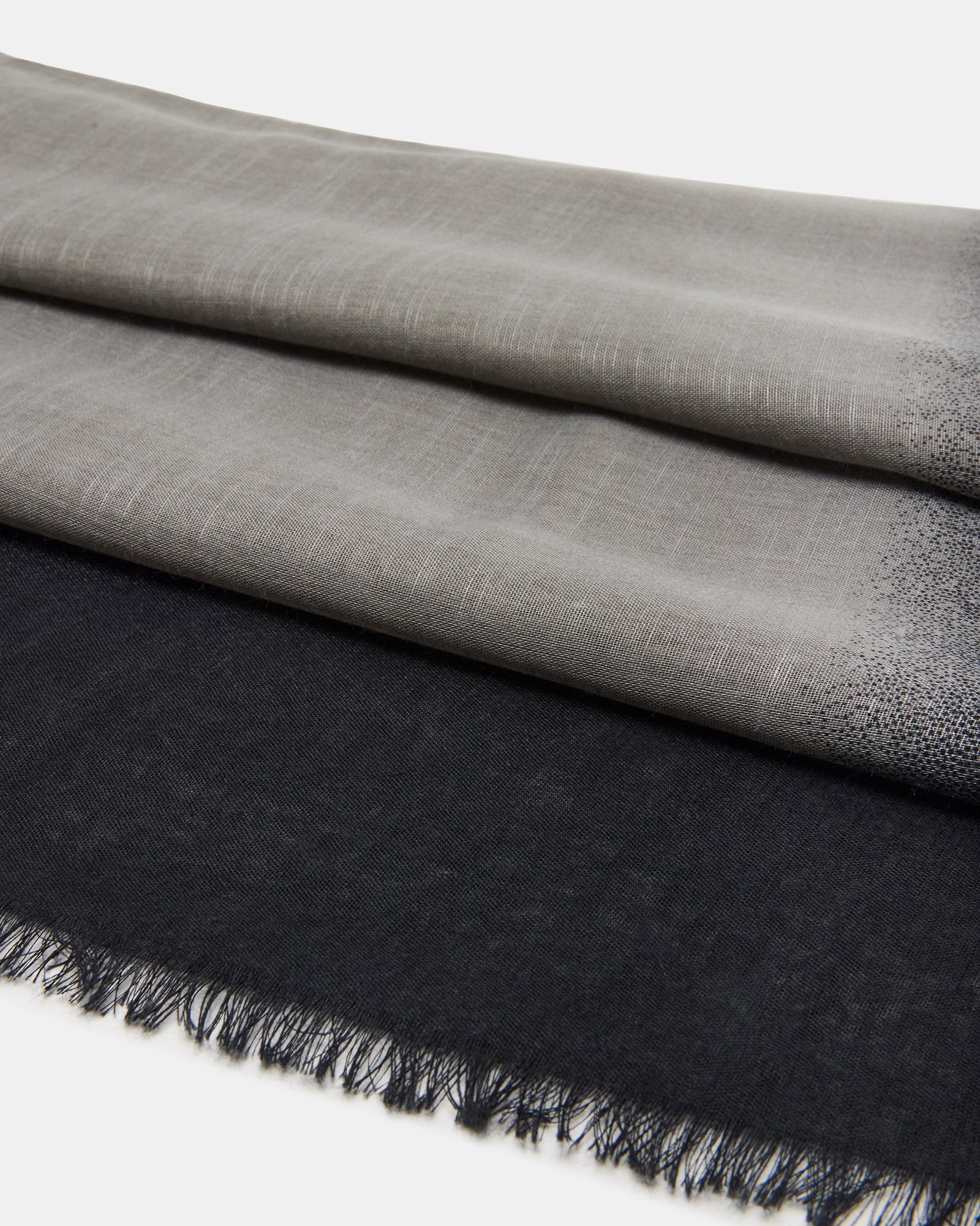OMBRE SCARF BLACK