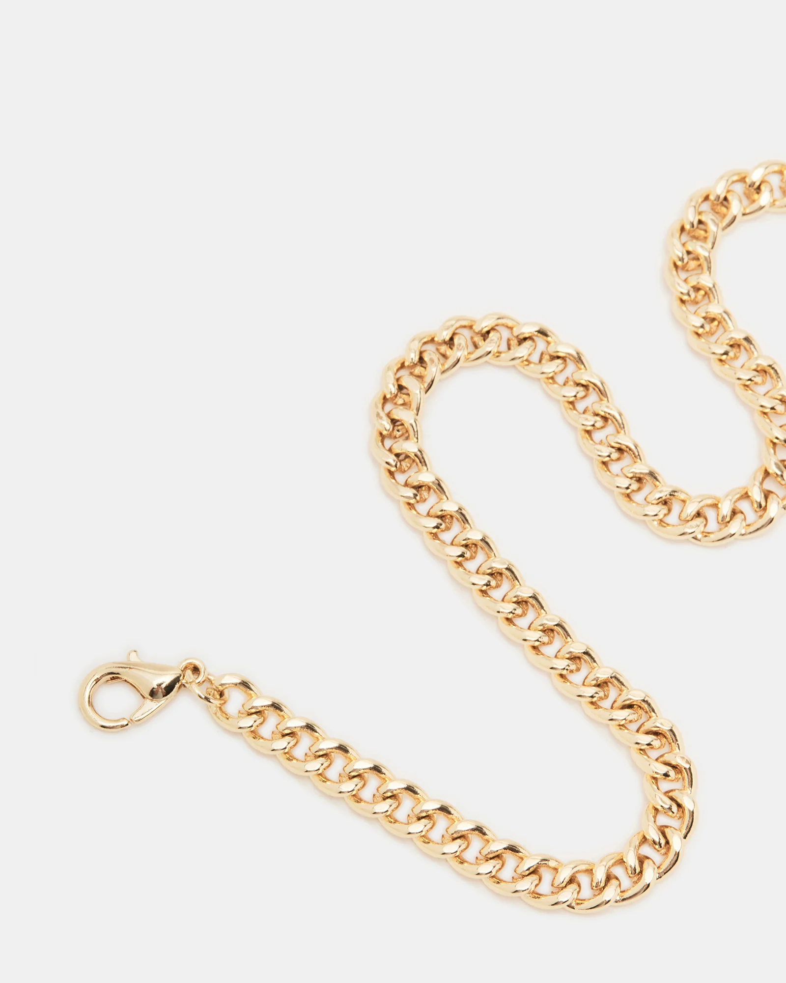 CURB CHAIN ANKLET GOLD