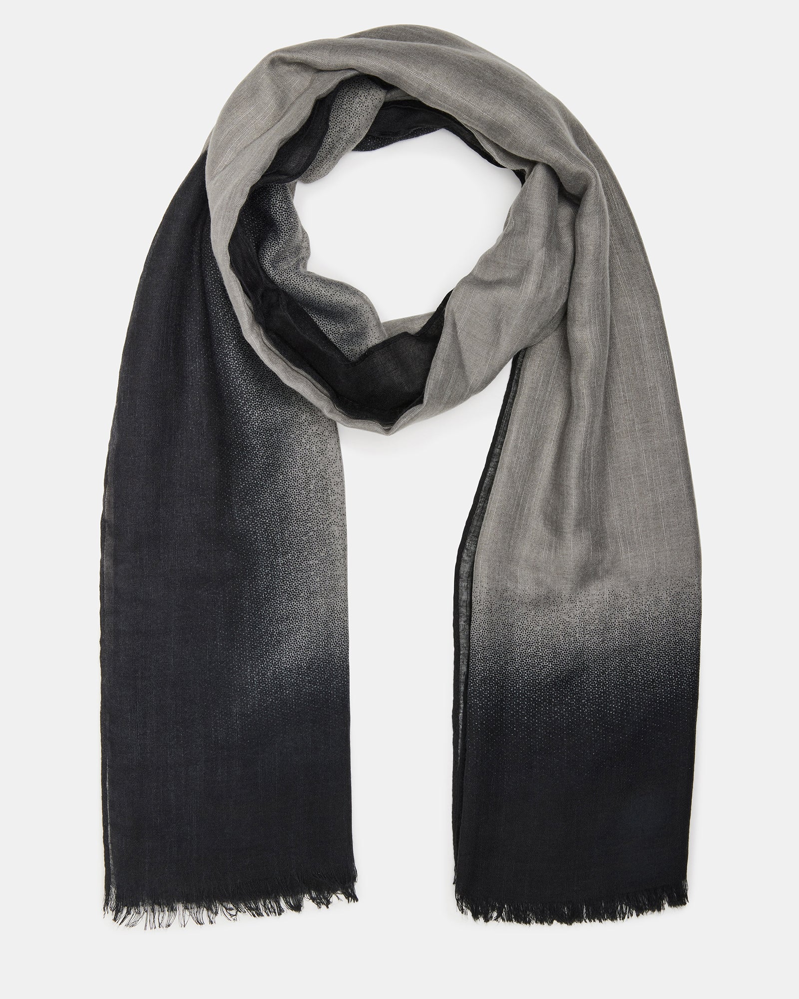 OMBRE SCARF BLACK