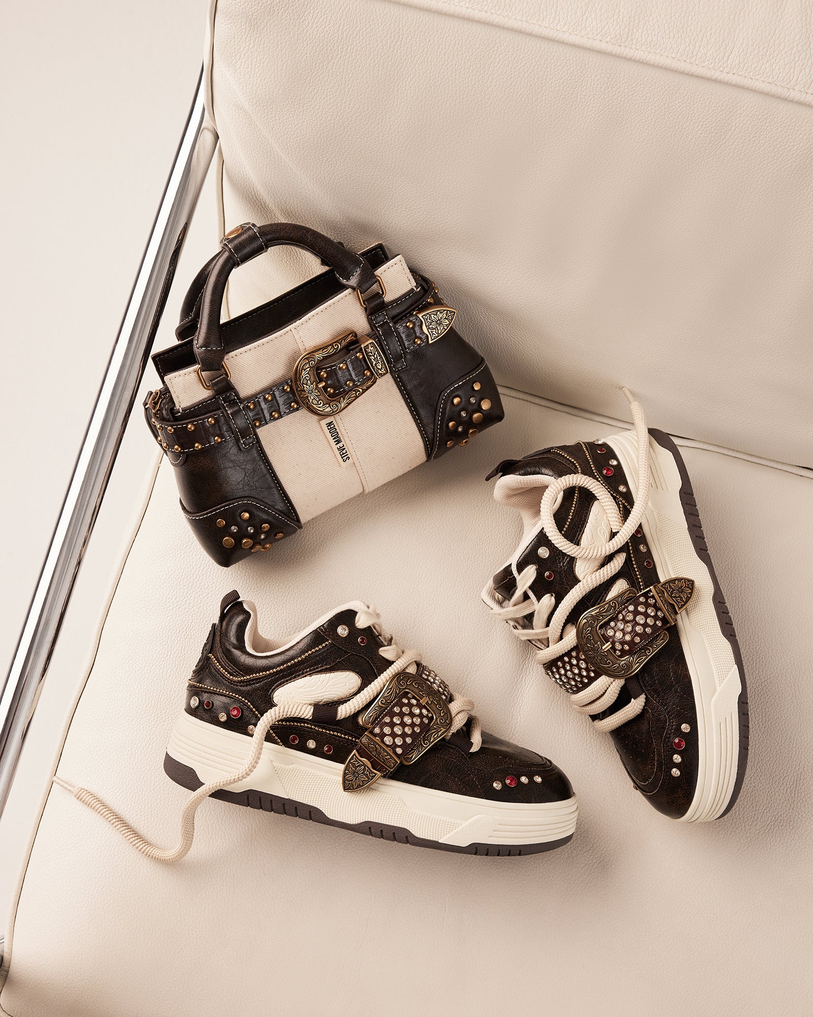 BOOMER SHOE AND BOOM BAG BROWN BUNDLE