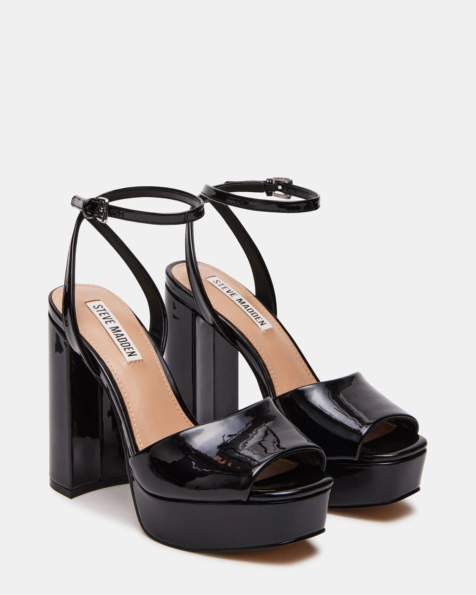LOURDES SHOE AND CLUTCH BAG BLACK PATENT BUNDLE