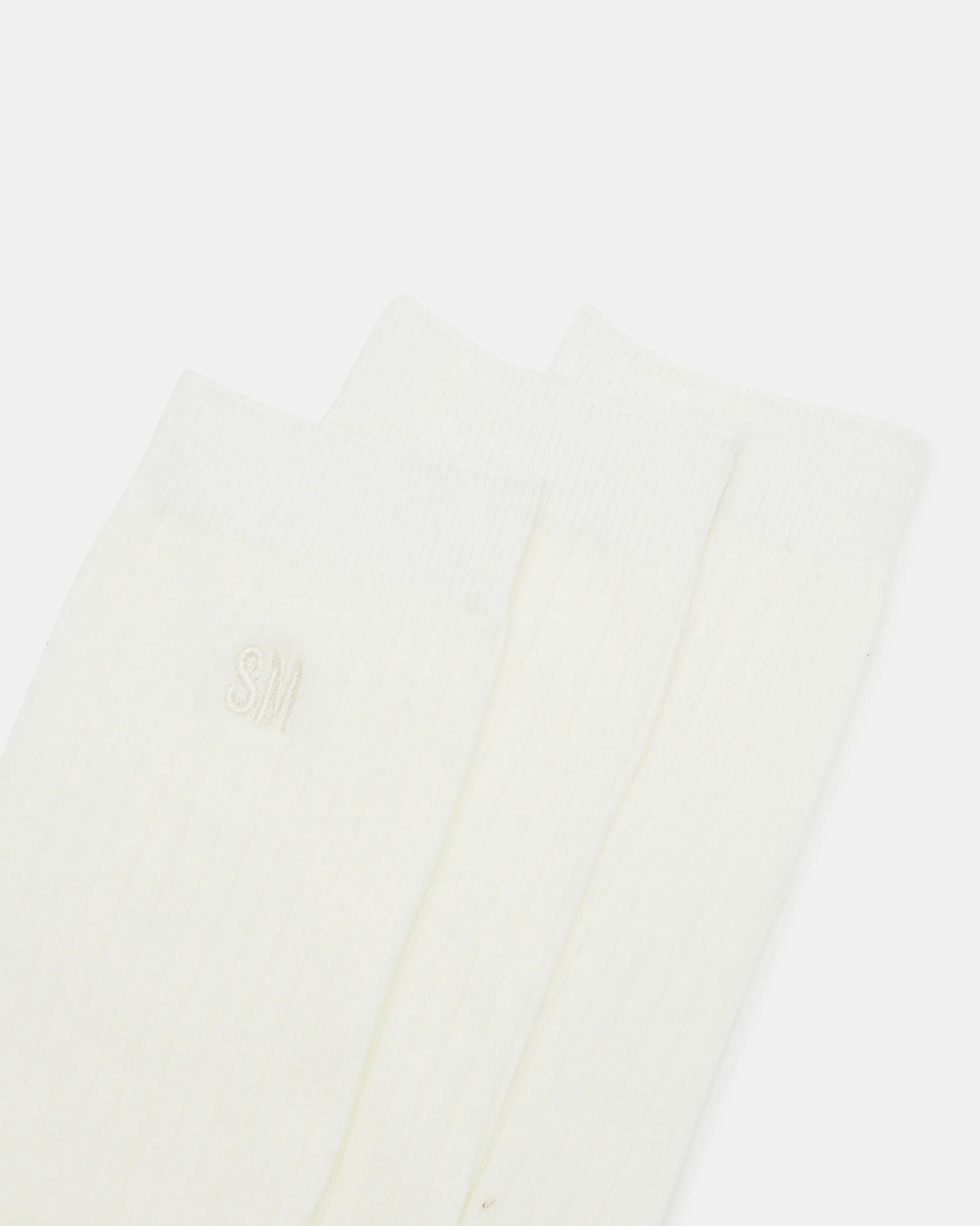 CASUAL HIGH CREW SOCKS IVORY