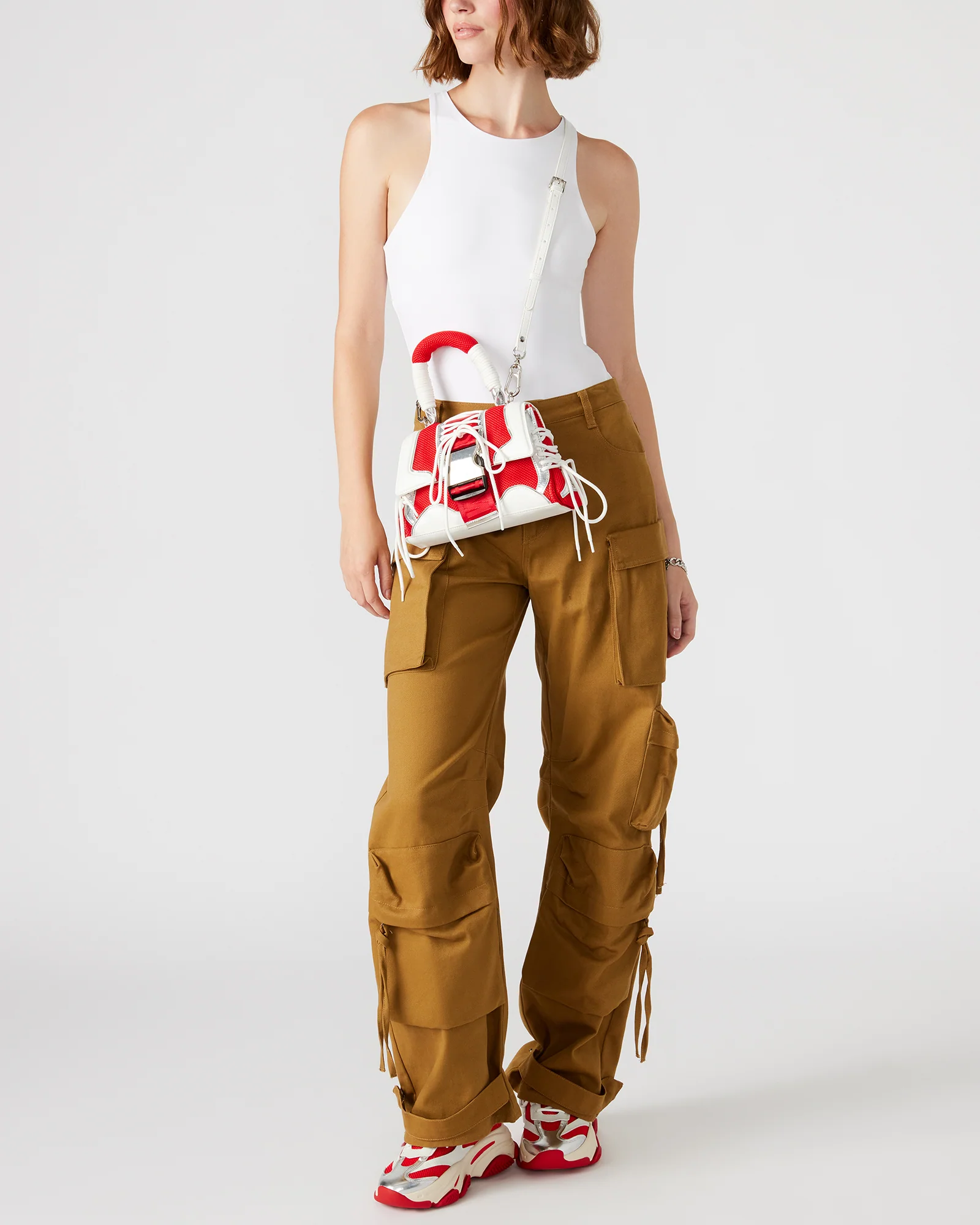 POSSESSION SHOE AND DIEGO BAG RED MULTI BUNDLE