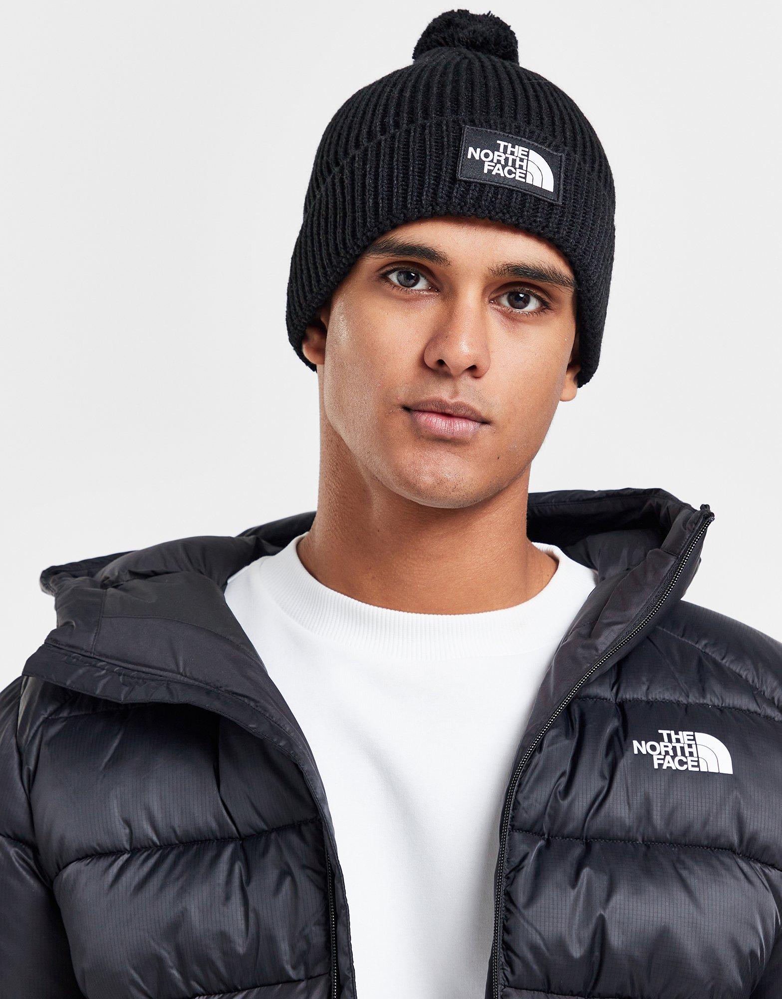 TNF Box Pom Beanie Hat