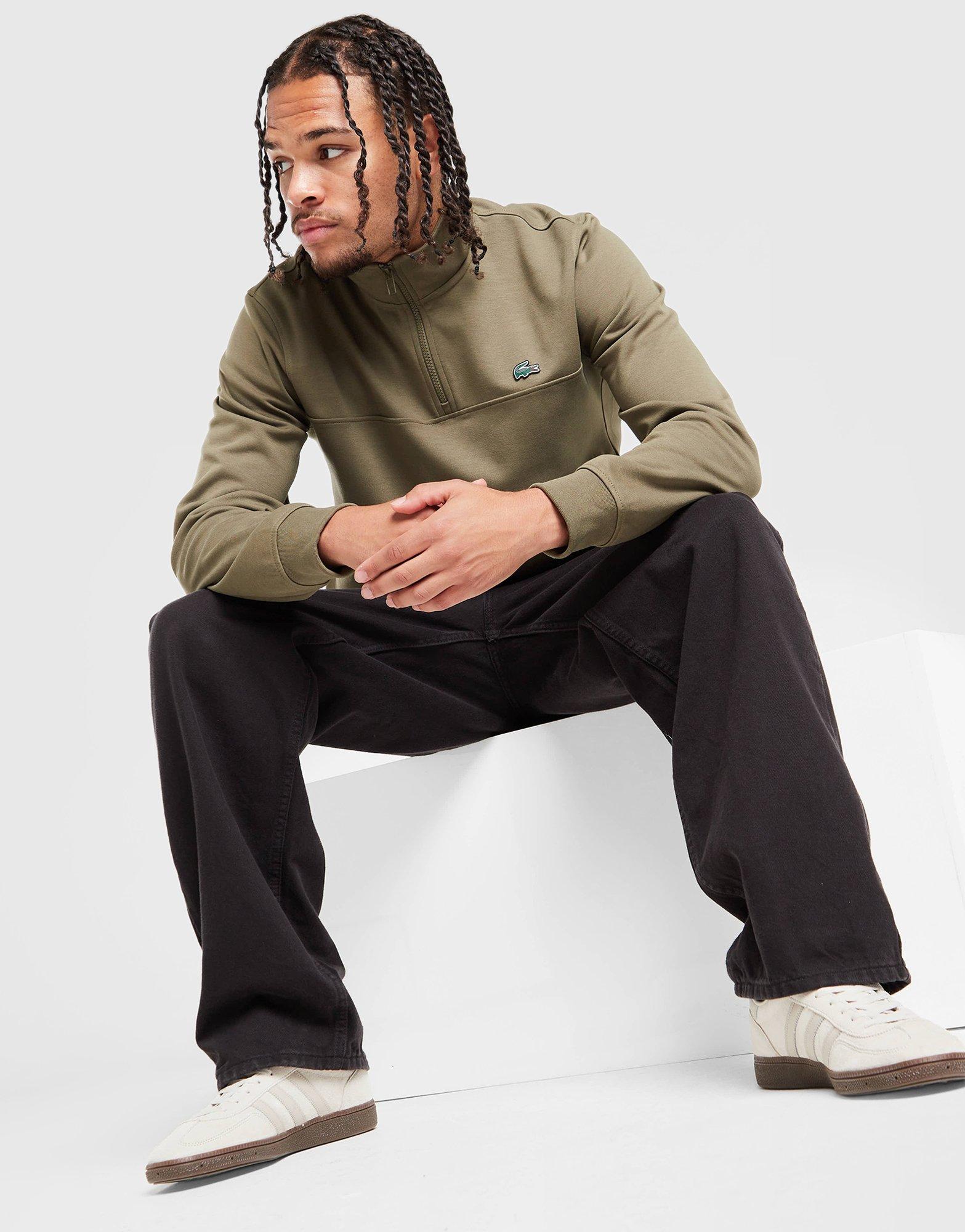 Double Knit 1/2 Zip Sweatshirt