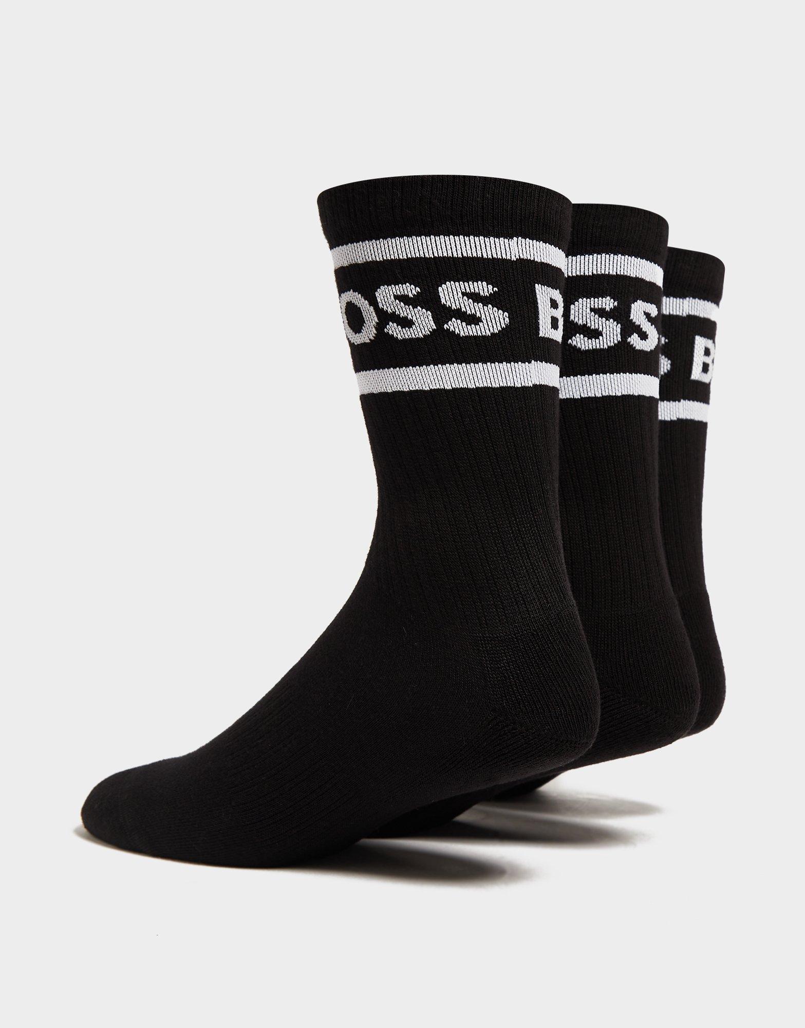 3-Pack Rib Stripe Socks