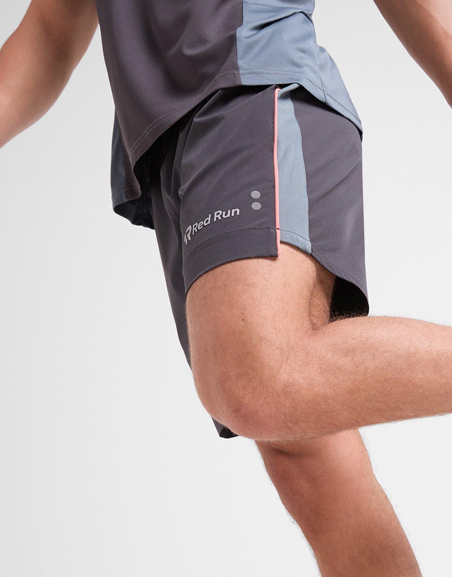 Red Run Activewear Sport Shorts