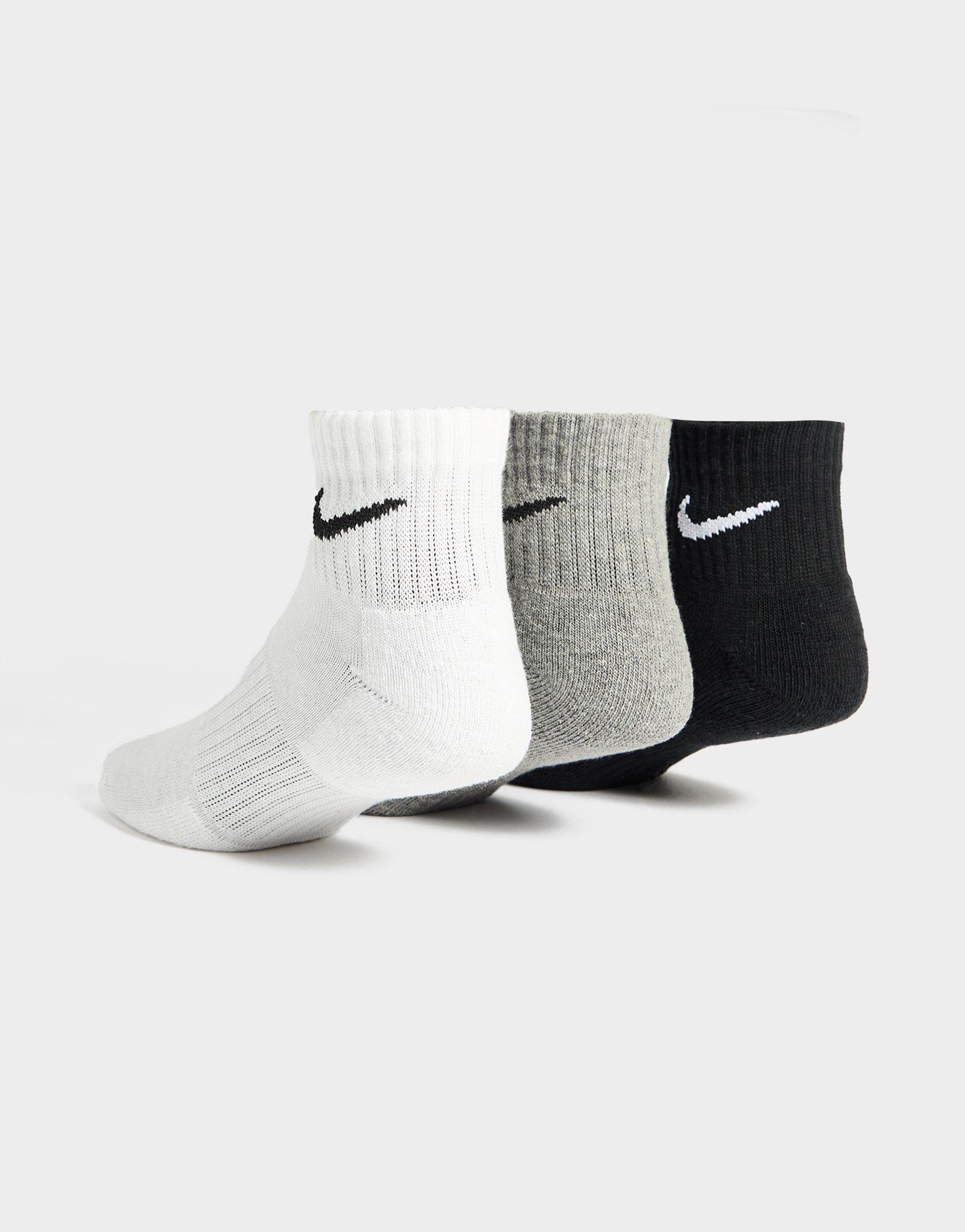 3-Pack Lightweight Quarter Socks
