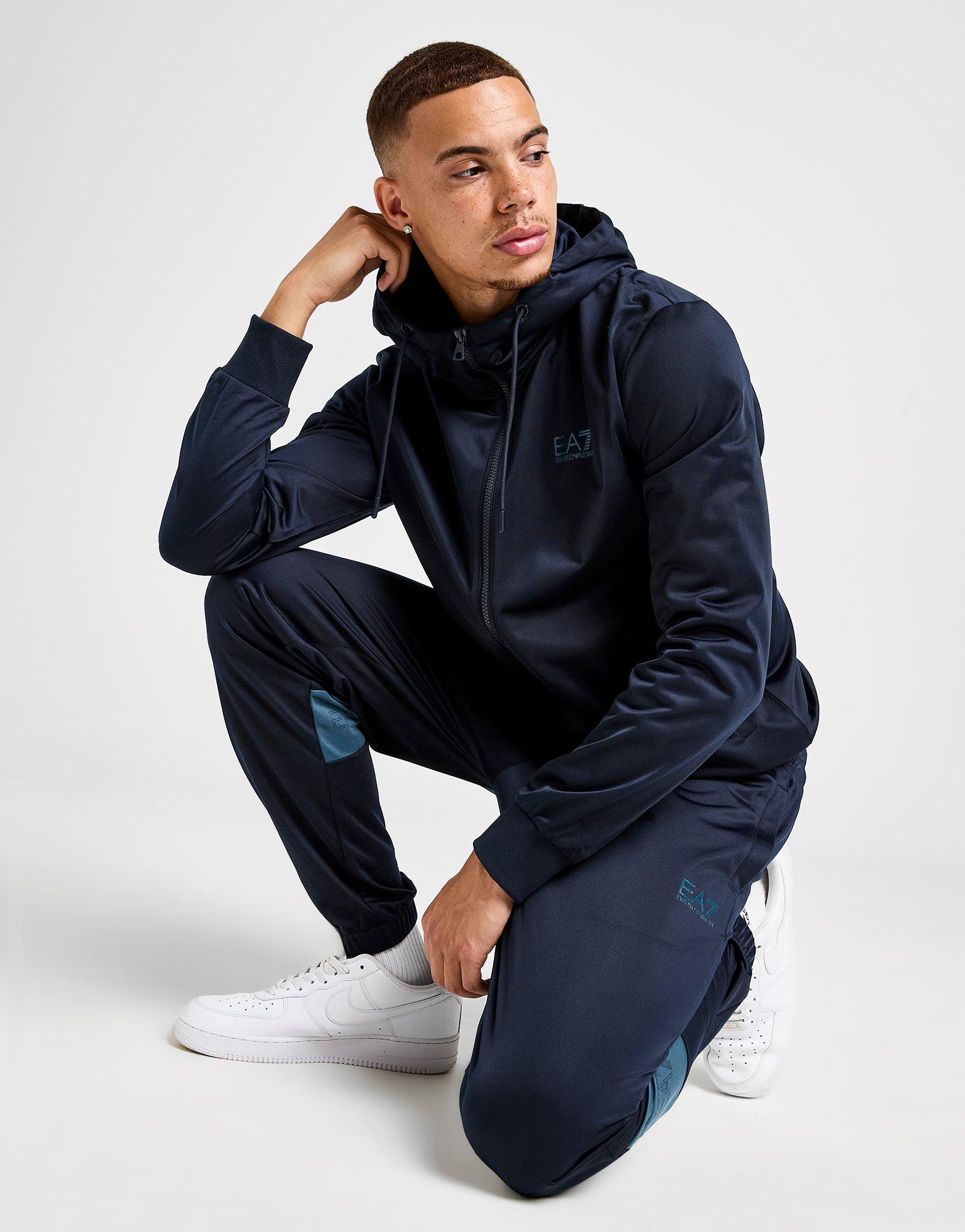 EA7 Emporio Armani Poly Full Zip Hoodie Tracksuit