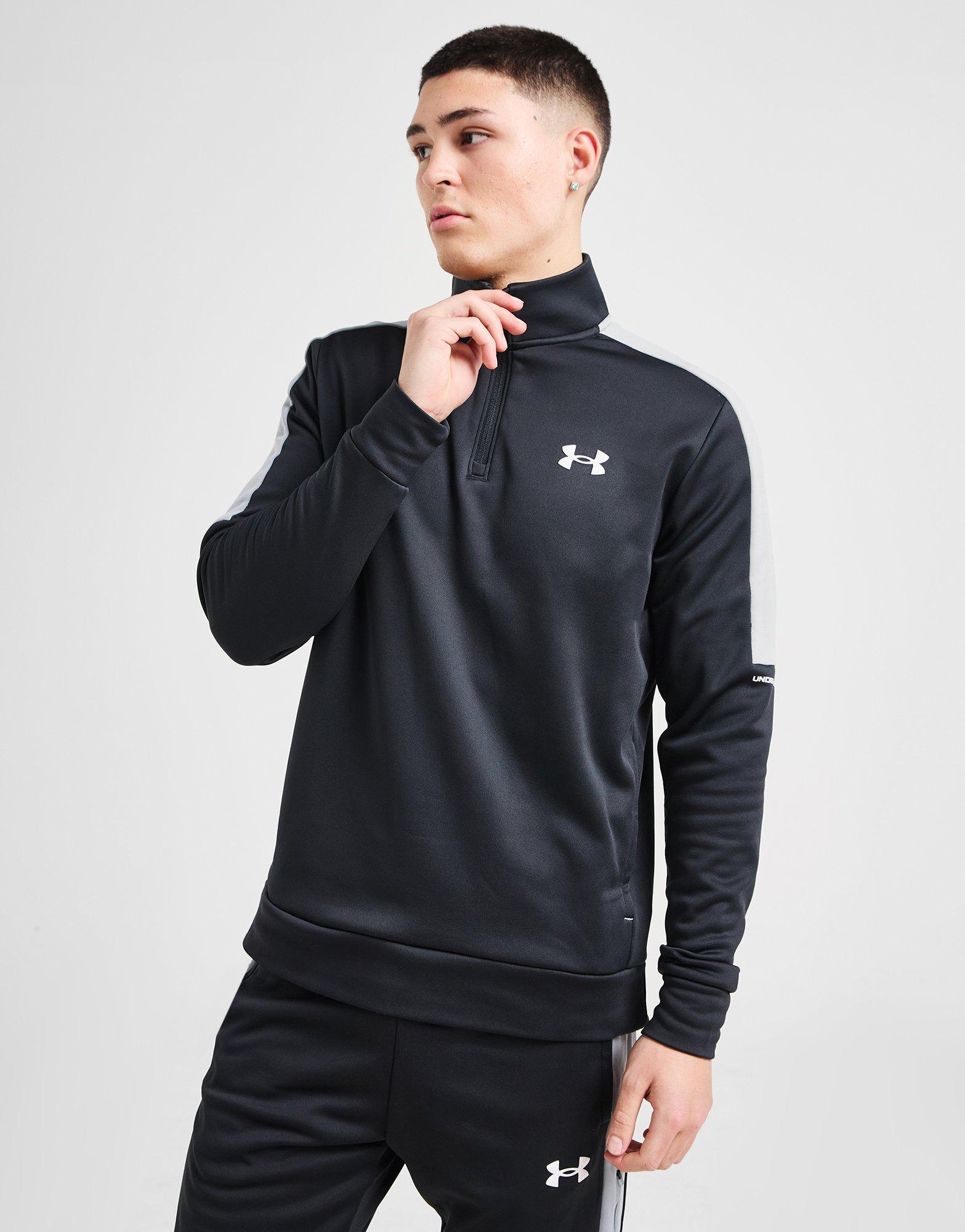 Armour Fleece 1/4 Zip Wordmark Top