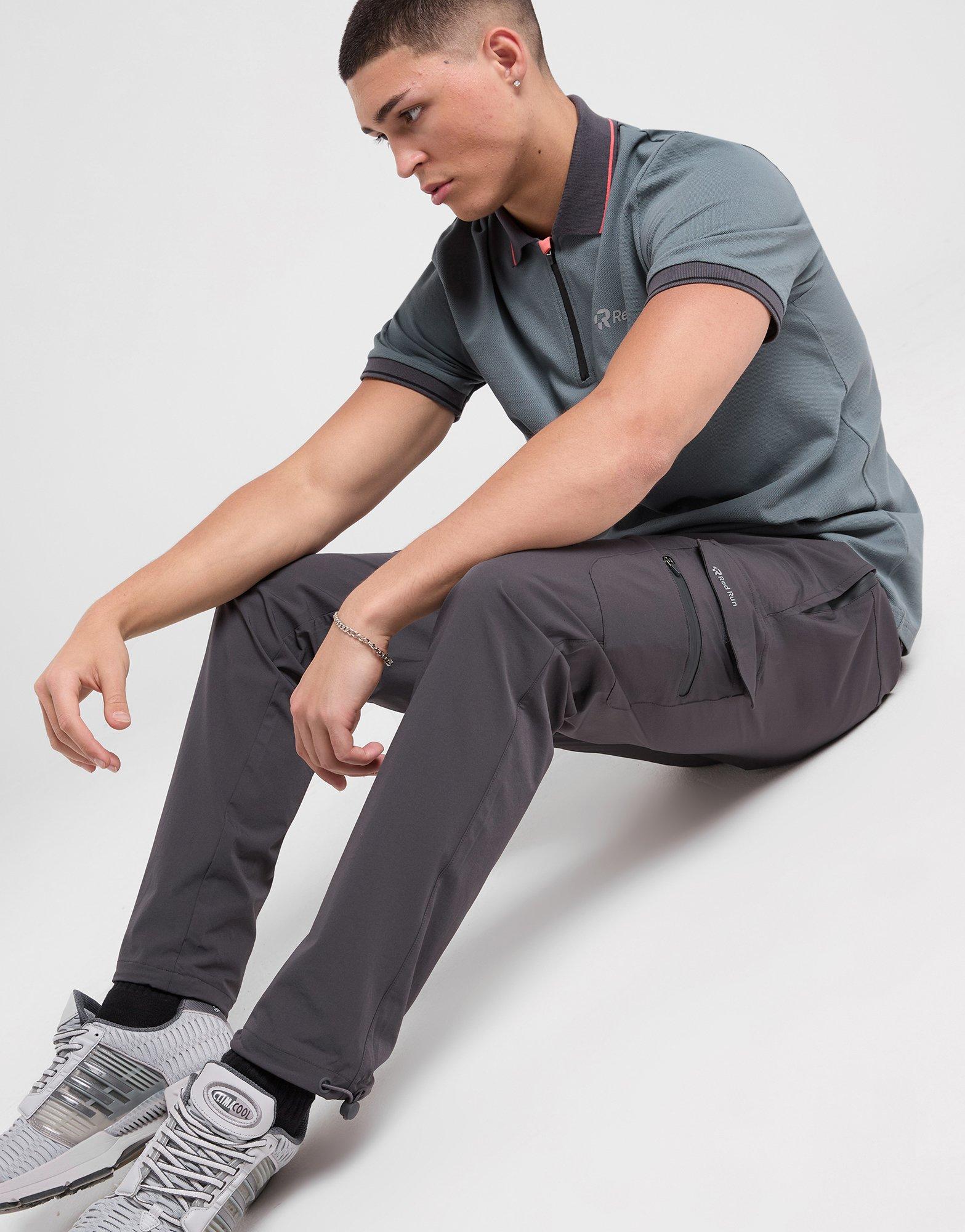 Red Run Activewear Cargo Pants