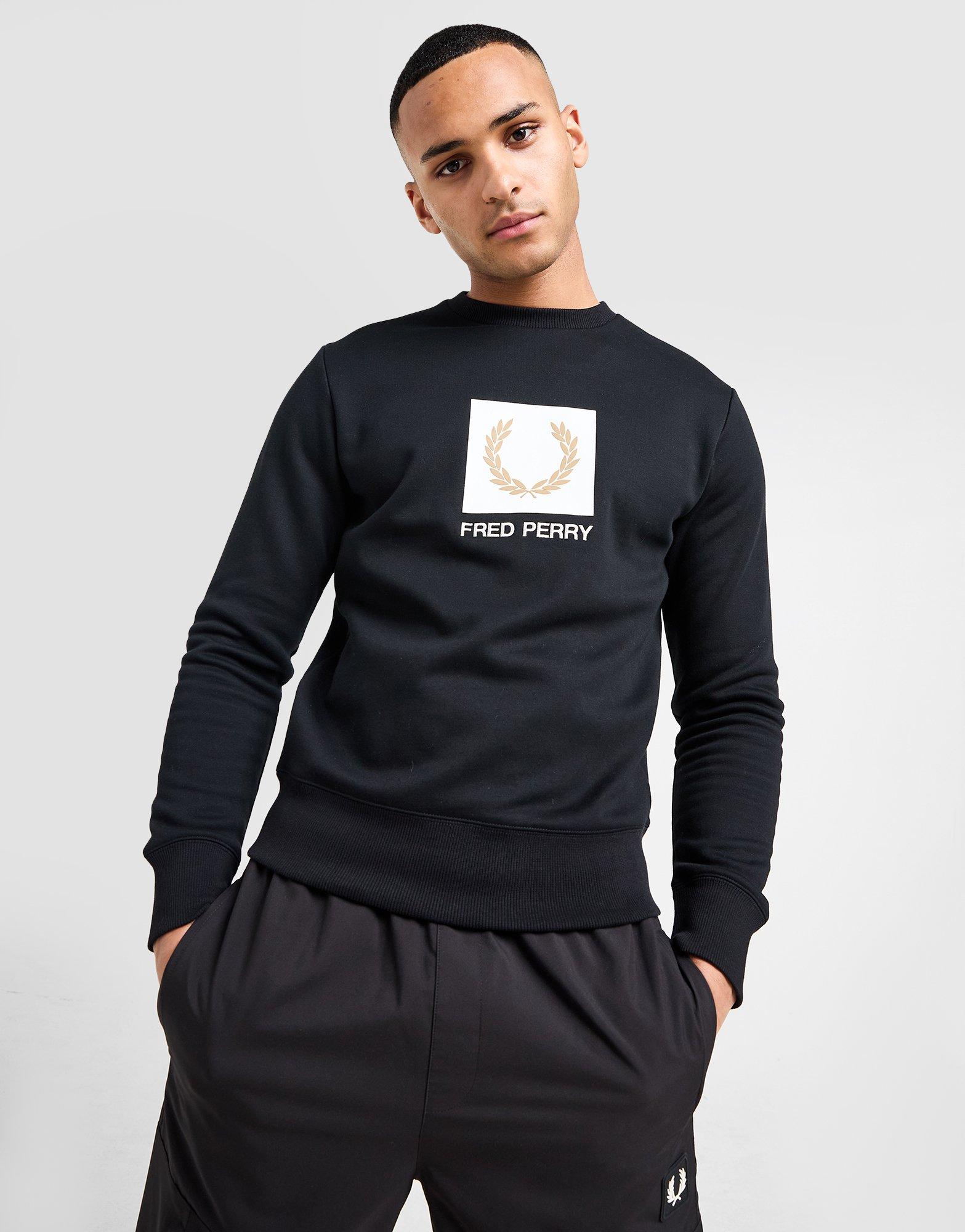Fred Perry Logo Crew Sweatshirt