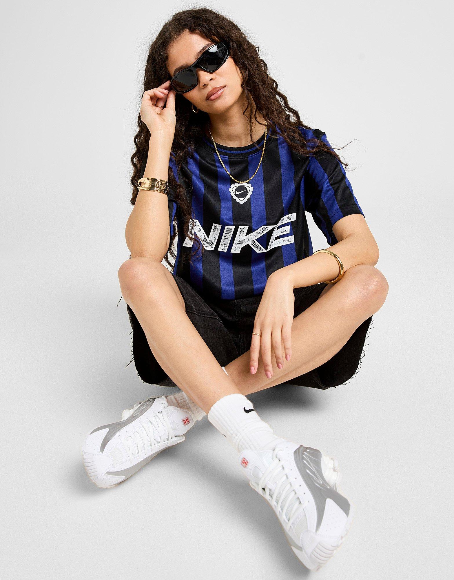 Football Stripe Oversized Shirt