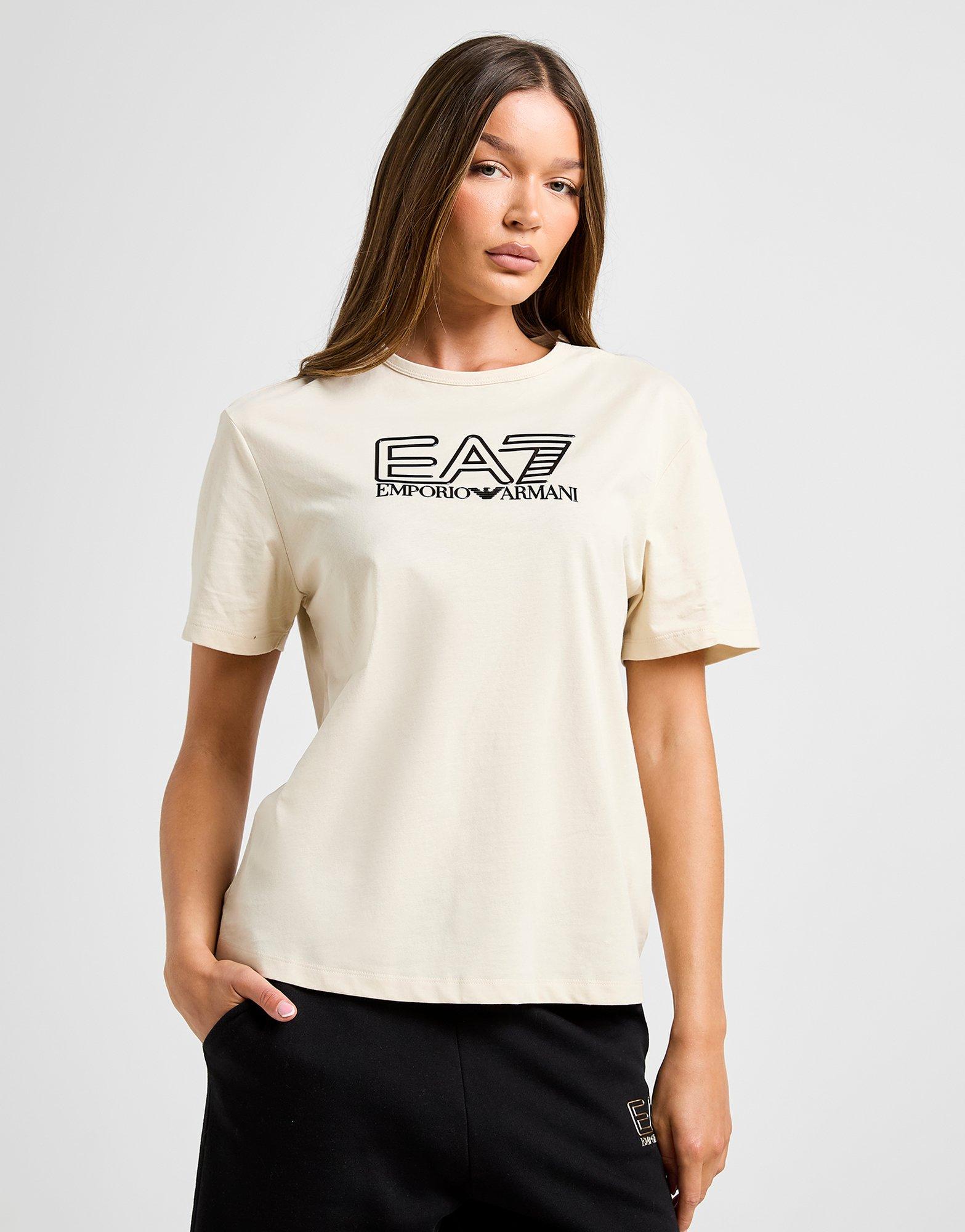 EA7 Emporio Armani Shine Logo Boyfriend T-Shirt