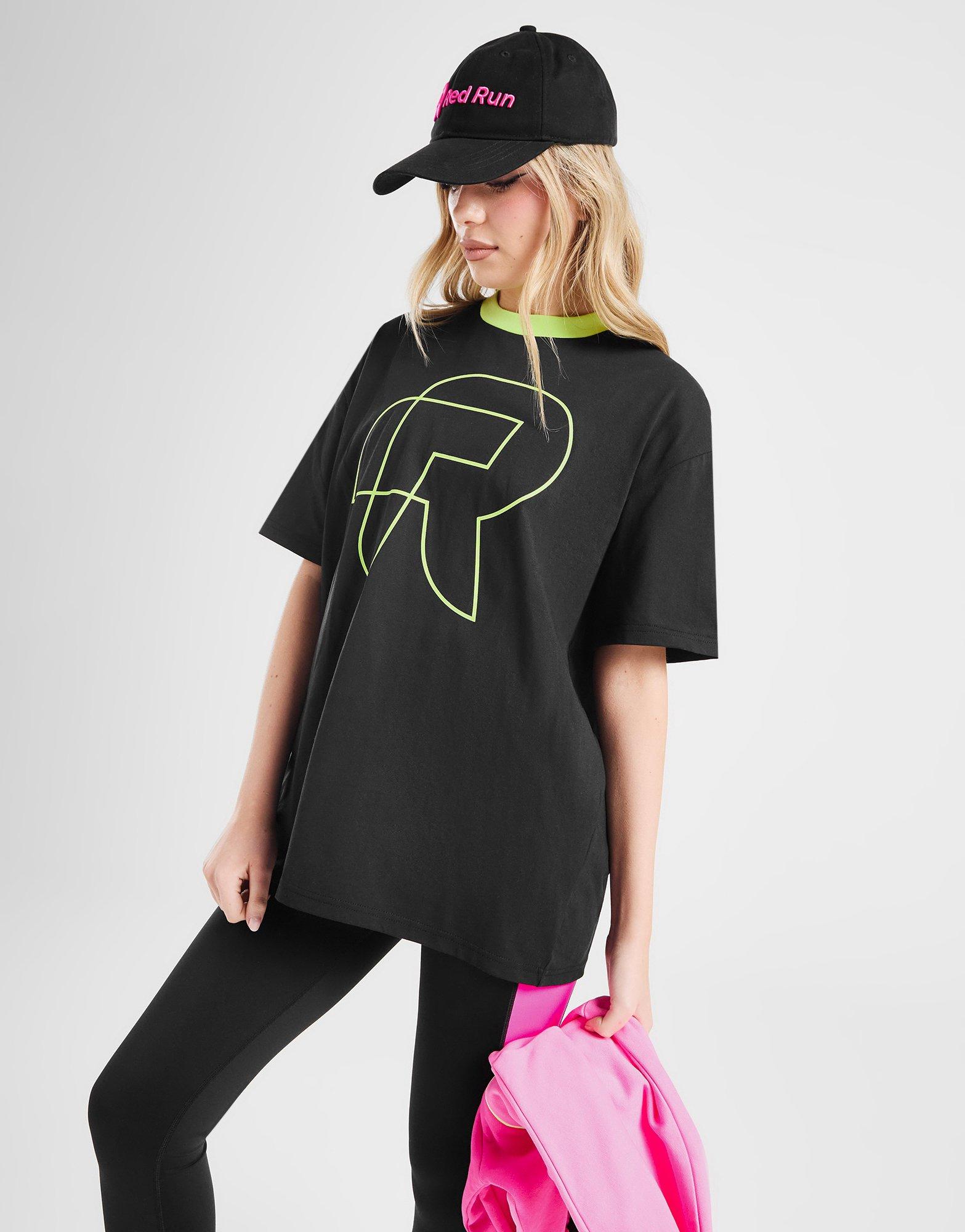 Red Run Activewear Twin Flame Oversized T-Shirt