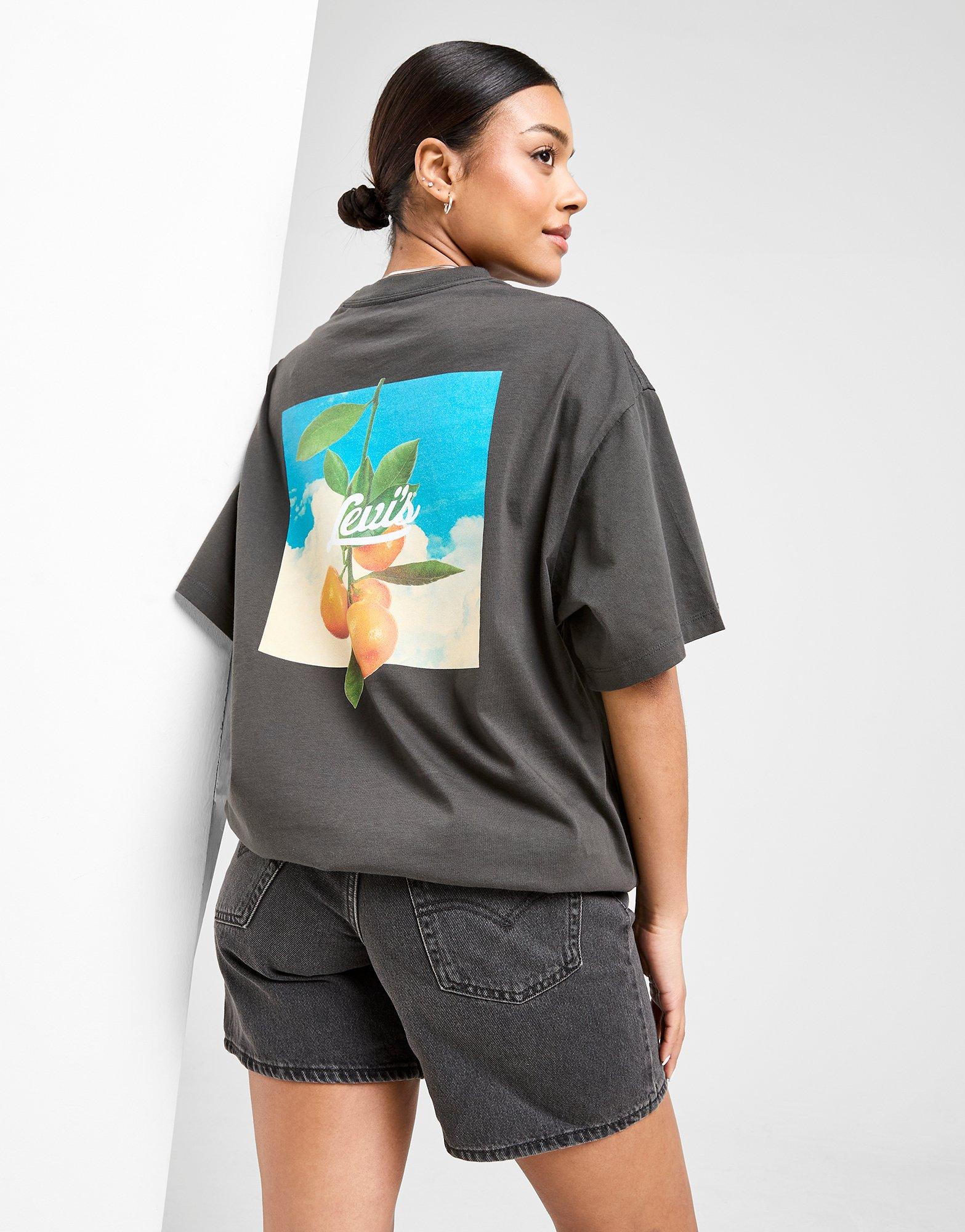 Orange Back Graphic T-Shirt