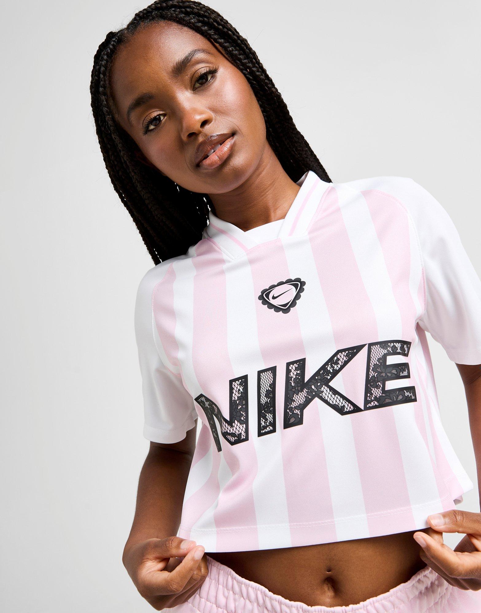 Stripe Crop Football Shirt