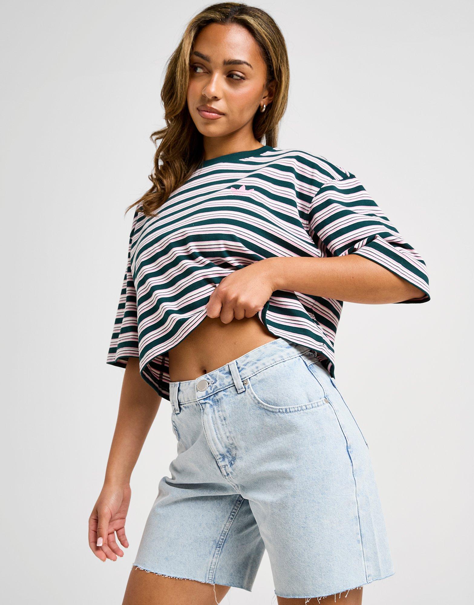 Originals Stripe Crop T-Shirt