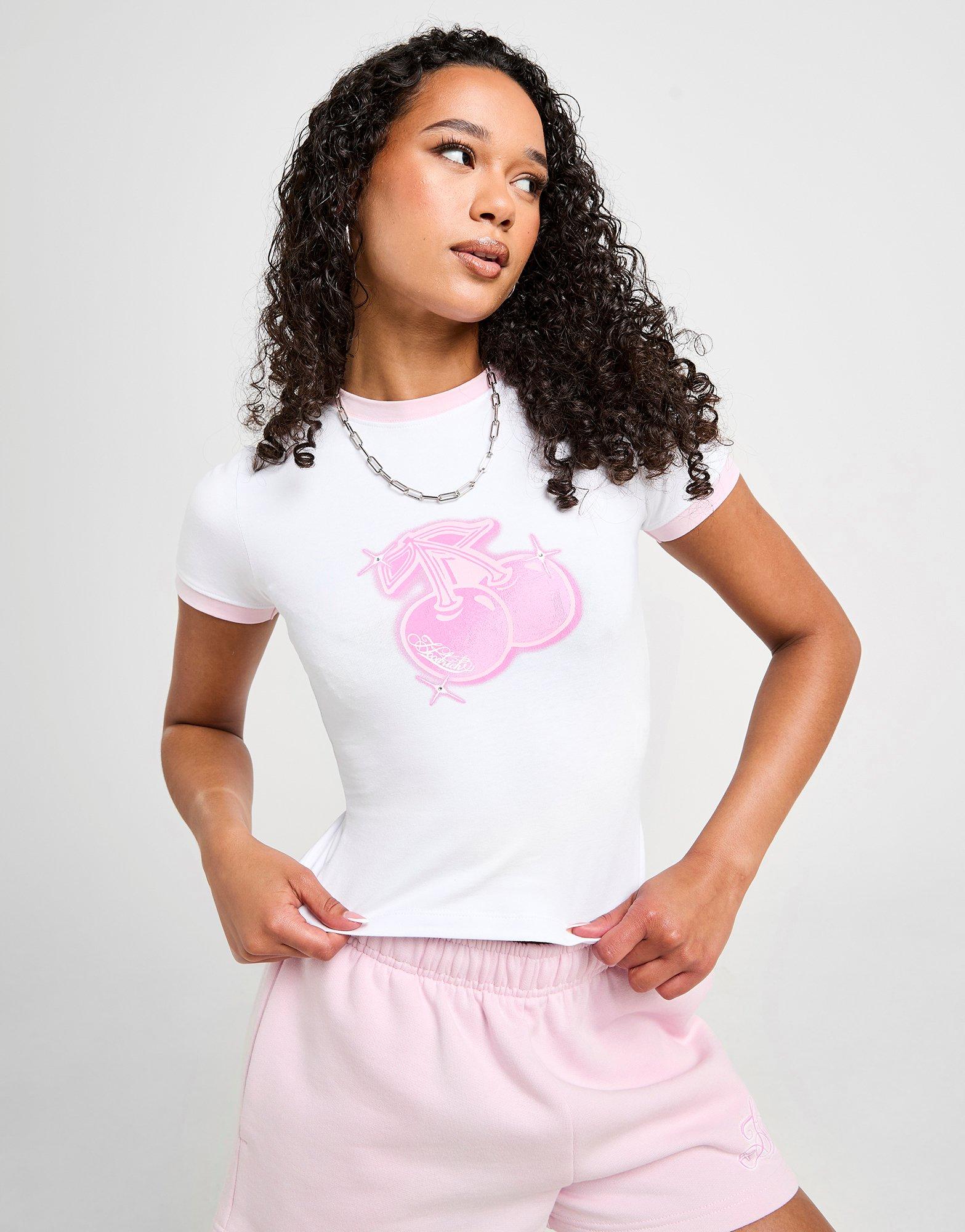 Fuse Cherry Diamante T-Shirt