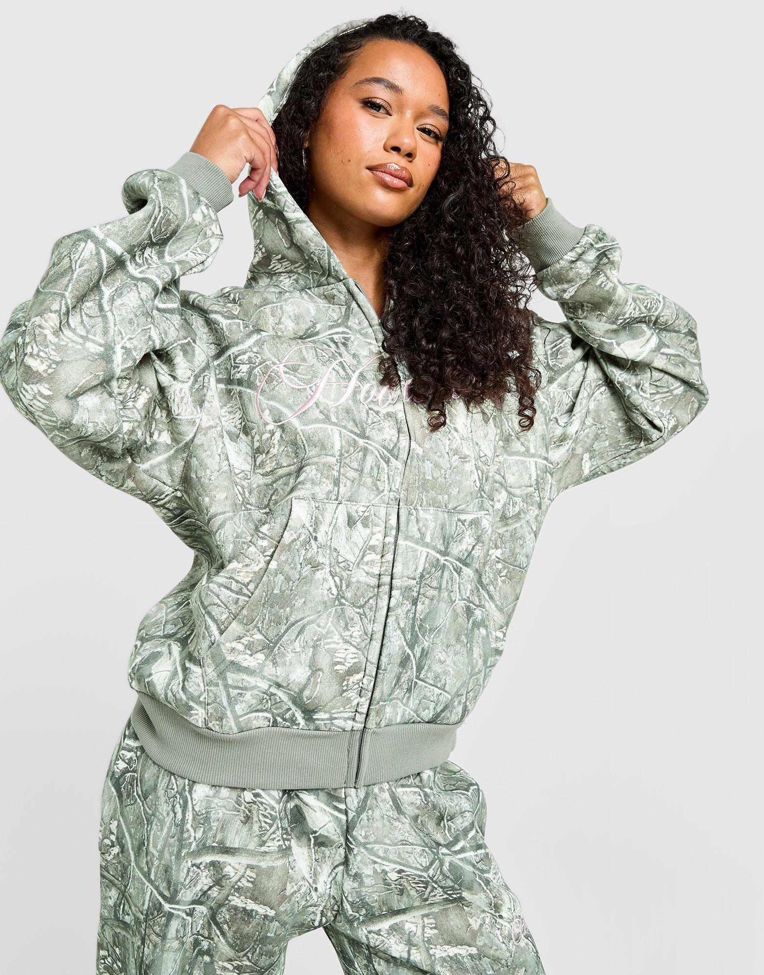 Woodland All Over Print Full Zip Hoodie