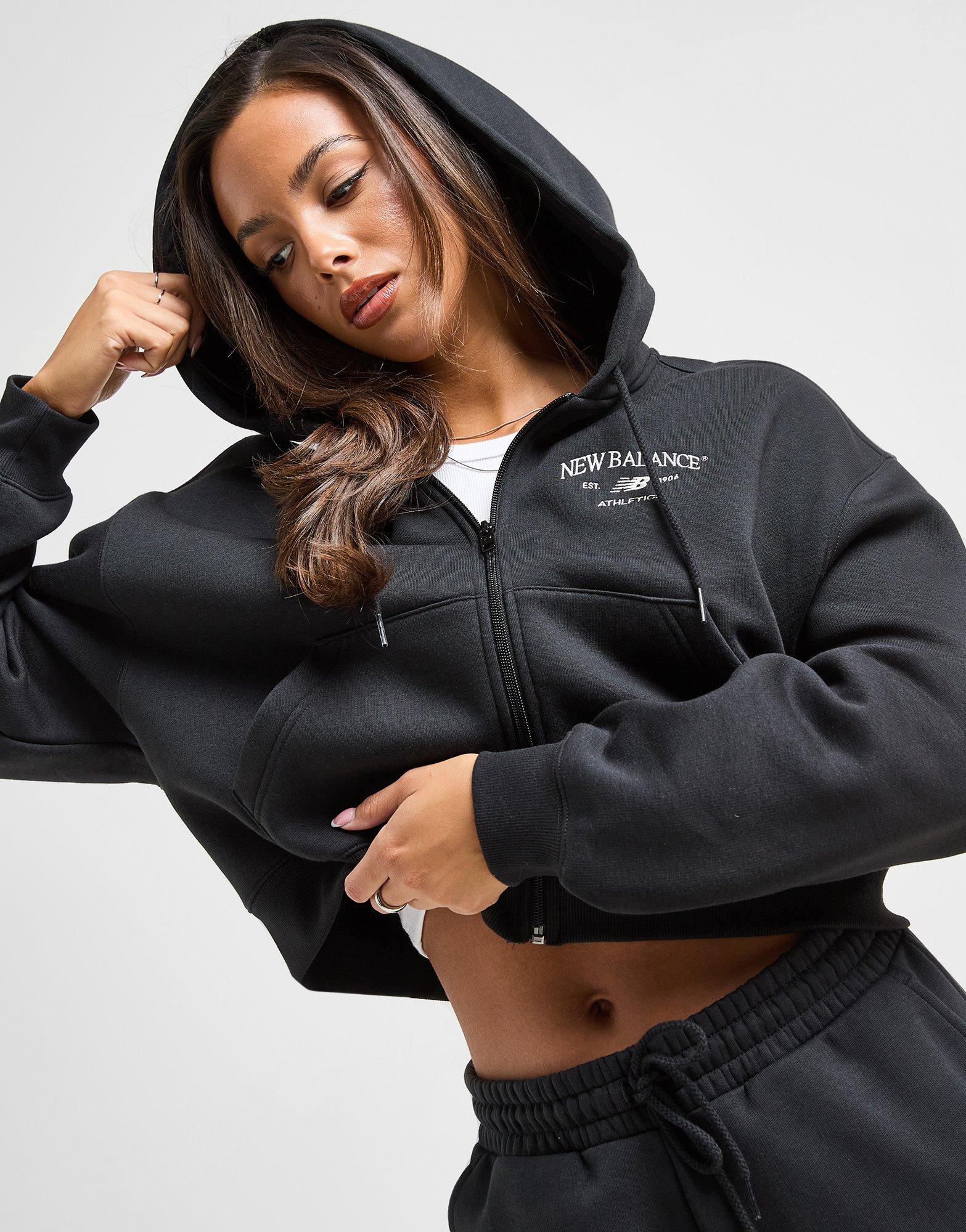 Athletics Cropped Full Zip Hoodie