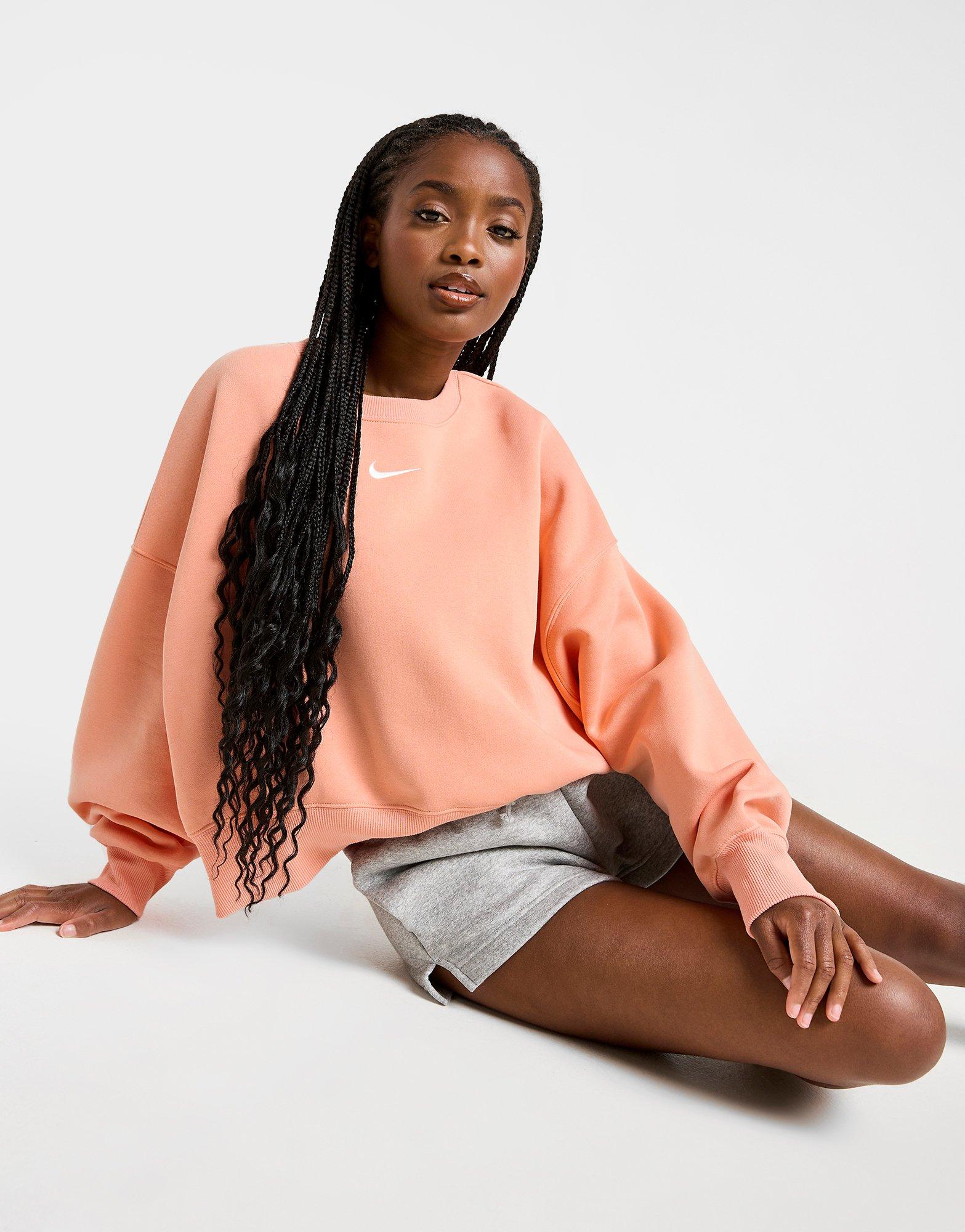 Phoenix Crop Oversized Crew Sweatshirt