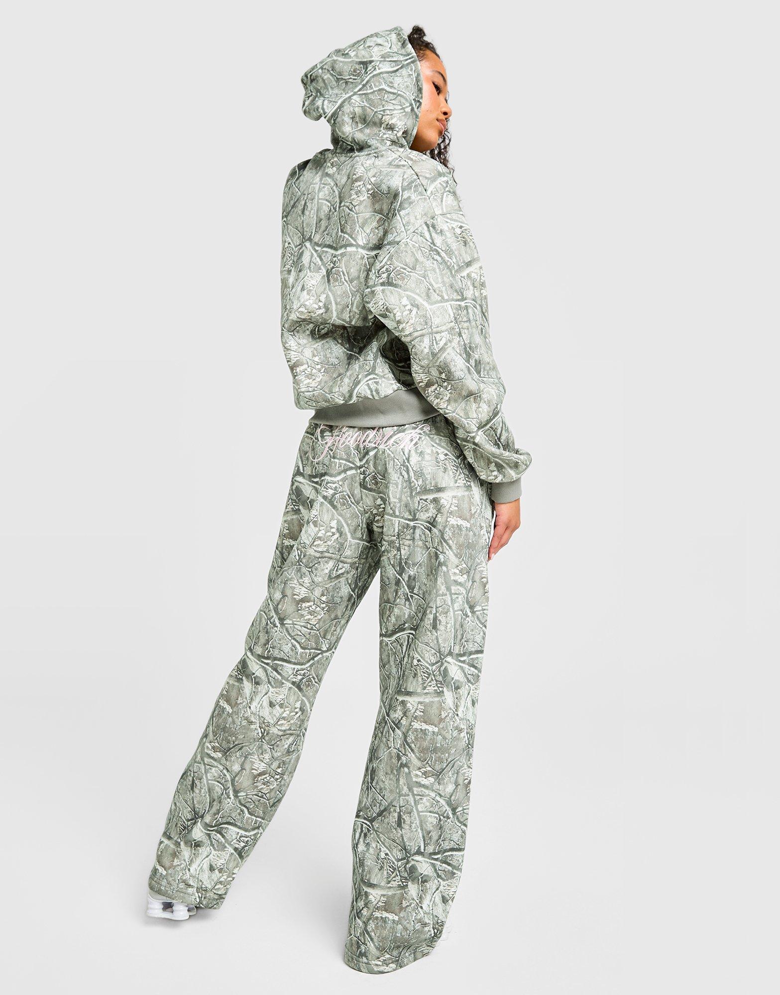 Woodland All Over Print Wide Joggers