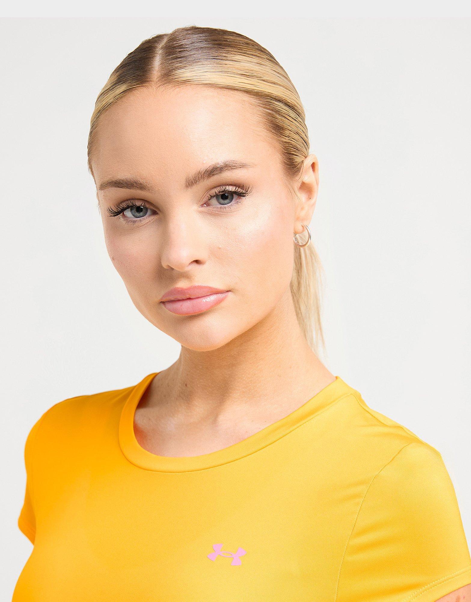 HeatGear Wordmark Crop T-Shirt